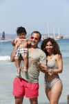 ibiza 14 juli 2013
Najib Amhali met zijn vrouw Niama en zoon Noah op coco beach .
Ze zaten daar met vrienden en familie.
Peter Smulders bv