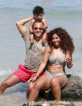 ibiza 14 juli 2013
Najib Amhali met zijn vrouw Niama en zoon Noah op coco beach .
Ze zaten daar met vrienden en familie.
Peter Smulders bv
