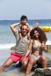 ibiza 14 juli 2013
Najib Amhali met zijn vrouw Niama en zoon Noah op coco beach .
Ze zaten daar met vrienden en familie.
Peter Smulders bv