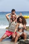 ibiza 14 juli 2013
Najib Amhali met zijn vrouw Niama en zoon Noah op coco beach .
Ze zaten daar met vrienden en familie.
Peter Smulders bv