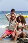 ibiza 14 juli 2013
Najib Amhali met zijn vrouw Niama en zoon Noah op coco beach .
Ze zaten daar met vrienden en familie.
Peter Smulders bv