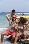 ibiza 14 juli 2013
Najib Amhali met zijn vrouw Niama en zoon Noah op coco beach .
Ze zaten daar met vrienden en familie.
Peter Smulders bv