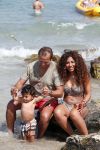 ibiza 14 juli 2013
Najib Amhali met zijn vrouw Niama en zoon Noah op coco beach .
Ze zaten daar met vrienden en familie.
Peter Smulders bv