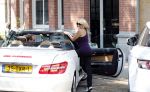 Amsterdam 23 juli 2013
Patricia Paay en Nicky v dam in hun mercedes cabrio.
Peter Smulders bv