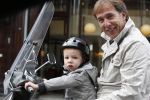 Amsterdam 12 augustus 2013
Patrick Huisman met zijn zoon op vespa scooter.
Peter Smulders bv