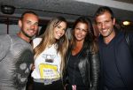 Amsterdam 3 juli 2013
Sjaak Swart 75 jaar . Hij viert dat met een wedstrijd met oud ajax spelers in het Olympisch stadion. Sabia Boulahrouz Yolanthe Sneijder Cabau met hun mannen Wesley Sneijder en Rafael v d Vaart
Peter Smulders bv