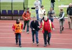 Amsterdam 3 juli 2013
Sjaak Swart 75 jaar . Hij viert dat met een wedstrijd met oud ajax spelers in het Olympisch stadion. rafael v d Vaart met Wesley Sneijder
Peter Smulders bv