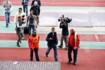 Amsterdam 3 juli 2013
Sjaak Swart 75 jaar . Hij viert dat met een wedstrijd met oud ajax spelers in het Olympisch stadion. rafael v d Vaart met Wesley Sneijder
Peter Smulders bv