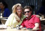 Amsterdam 9 juli 2013
Renee Gunning met nieuwe vriend op terras bij Loetje.
Peter Smulders bv
