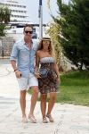 ibiza 13 juli 2013
Robert Doornbos en zijn verloofde/vriendin Chantal Bles lopen over de boulevard op ibiza.
Peter Smulders bv