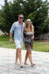 ibiza 13 juli 2013
Robert Doornbos en zijn verloofde/vriendin Chantal Bles lopen over de boulevard op ibiza.
Peter Smulders bv