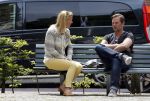 Amsterdam 2 juli 2013
Ronald de Boer zit gezellig in het zonnetje met zijn schoonzus Helen de Boer.
Peter Smulders bv