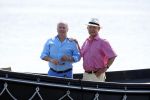 Loosdrecht 22 juli 2013
Ronnie Tober en Jan Jochems op boot varen op de vecht.
Peter Smulders bv