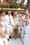 ibiza 12 juli 2013
Jan Reus en Sonja Bakker trouwen bij strandtent Sa Flama op ibiza alle 5 hun kinderen inclusief Bram zijn natuurlijk aanwezig. Sonja met haar vader
Peter Smulders bv