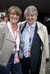 Amsterdam 3 juli 2013
Sjaak Swart 75 jaar . Hij viert dat met een wedstrijd met oud ajax spelers in het Olympisch stadion. Tony Eyk met vrouw
Peter Smulders bv