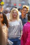 AMSTERDAM - Bij het Tuschinski Theater is de premiere van Behind the Candelabra. Met op de rode loper  Winston Post is met partner Denise van Rijswijk.