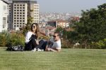 istanbul 22 mei 2013
Wesley Sneijder en zijn vrouw Yolanthe Sneijder Cabau met hun hond voor hun huis in Istanbul
Peter Smulders bv