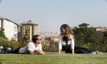istanbul 22 mei 2013
Wesley Sneijder en zijn vrouw Yolanthe Sneijder Cabau met hun hond voor hun huis in Istanbul
Peter Smulders bv