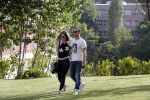istanbul 22 mei 2013
Wesley Sneijder en zijn vrouw Yolanthe Sneijder Cabau met hun hond voor hun huis in Istanbul
Peter Smulders bv