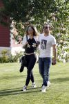 istanbul 22 mei 2013
Wesley Sneijder en zijn vrouw Yolanthe Sneijder Cabau met hun hond voor hun huis in Istanbul
Peter Smulders bv