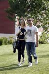istanbul 22 mei 2013
Wesley Sneijder en zijn vrouw Yolanthe Sneijder Cabau met hun hond voor hun huis in Istanbul
Peter Smulders bv