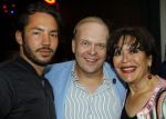 Den Haag 16 juli 2015
Verjaardagsfeestje Frits Huffnagel in Den Haag.
De vermeende vriend van Bridget Maasland Allard v Santbrink met zijn moeder Liesbeth v Dijk