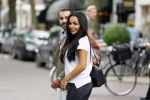 Amsterdam 12 augustus 2015
Amanda Balk met haar vriend