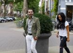 Amsterdam 12 augustus 2015
Amanda Balk met haar vriend