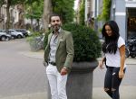 Amsterdam 12 augustus 2015
Amanda Balk met haar vriend