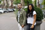 Amsterdam 12 augustus 2015
Amanda Balk met haar vriend