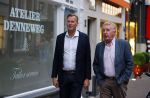 Den Haag 16 juli 2015
Verjaardagsfeestje Frits Huffnagel in Den Haag. Andre v Duin met Martin