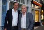 Den Haag 16 juli 2015
Verjaardagsfeestje Frits Huffnagel in Den Haag. Andre v Duin met Martin