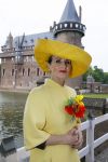Haarzuilens 17 juni 2015
Haringparty op kasteel de Haar. Ans Markus met man Wybe Tuinman