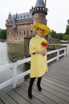 Haarzuilens 17 juni 2015
Haringparty op kasteel de Haar. Ans Markus met man Wybe Tuinman