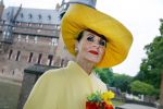 Haarzuilens 17 juni 2015
Haringparty op kasteel de Haar. Ans Markus met man Wybe Tuinman