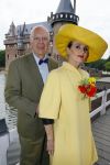 Haarzuilens 17 juni 2015
Haringparty op kasteel de Haar. Ans Markus met man Wybe Tuinman
