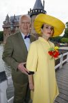 Haarzuilens 17 juni 2015
Haringparty op kasteel de Haar. Ans Markus met man Wybe Tuinman