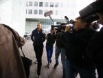 Amsterdam 24 juni 2015 
Rechtzaak Badr Hari inzake Koen Everink in de nieuwe rechtbank (paleis van justitie) in Amsterdam. Zijn advocaat Benedicte Ficq was ook aanwezig.