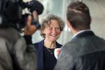 Amsterdam 24 juni 2015 
Rechtzaak Badr Hari inzake Koen Everink in de nieuwe rechtbank (paleis van justitie) in Amsterdam. Zijn advocaat Benedicte Ficq was ook aanwezig.