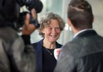 Amsterdam 24 juni 2015 
Rechtzaak Badr Hari inzake Koen Everink in de nieuwe rechtbank (paleis van justitie) in Amsterdam. Zijn advocaat Benedicte Ficq was ook aanwezig.