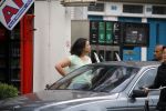 Amsterdam 16 juni 2015 
Caro Emerald gaat tanken met haar auto.