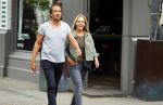 Amsterdam 12 augustus 2015 
Chantal Janzen met haar man Marco op de cornelis schuytstraat