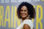 Amsterdam 12 augustus 2015  
Premiere Trainreck in Tuschinski. Chimene v Oosterhout met zoon