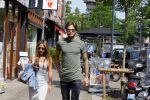Amsterdam 17 juli 2015
Dave Roelvink met een dame waarvan Dave zegt dat het zijn manager is.