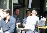 Amsterdam 10 juli 2015
Dennis Weening met een vriendin op terras.