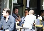 Amsterdam 10 juli 2015
Dennis Weening met een vriendin op terras.