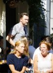 Amsterdam 10 juli 2015
Dennis Weening met een vriendin op terras.