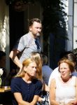 Amsterdam 10 juli 2015
Dennis Weening met een vriendin op terras.