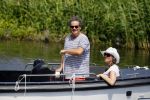 Amsterdam 1 juli 2015
Dirk en Suus Zeelenberg varen met hun sloep (boot) over de amsterdamse grachten