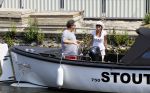 Amsterdam 1 juli 2015
Dirk en Suus Zeelenberg varen met hun sloep (boot) over de amsterdamse grachten